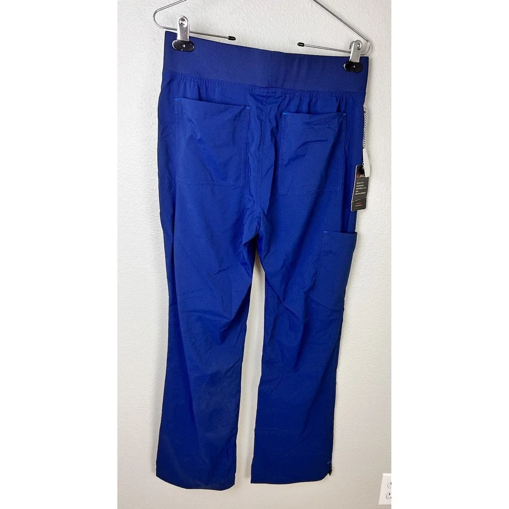 Koi Basics Women's Laurie Yoga-Style Scrub Pants Navy Blue‎ Sz Small Regular NWT